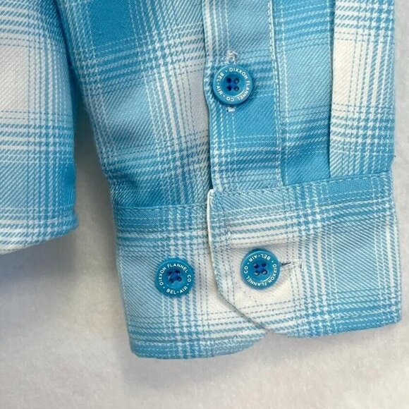 Dixxon Plaid Button Up Flannel Shirt Classics Redefined West Coast Muscle Car S - Picture 5 of 9